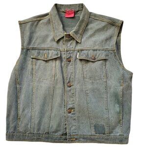 CAROL'S DENIMS VEST SIZE XL.
